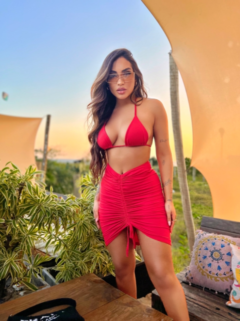 Conjunto Trio Vermelho