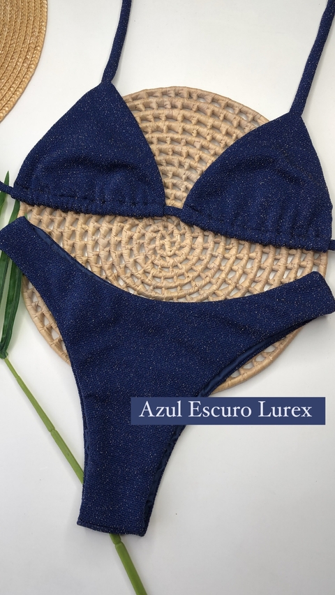 Conjunto Comfort Azul Marinho Lurex