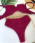 Conjunto Meia Taça Hot Pant Vinho Texturizado - loja online