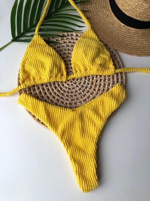 Conjunto Comfort Amarelo Texturizado (cópia)