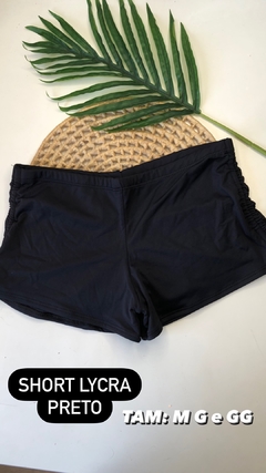 Short Preto Lycra na internet