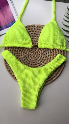 Conjunto Comfort Amarelo Neon Texturizado - buy online