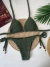 Conjunto Lacinho Verde Militar Texturizado