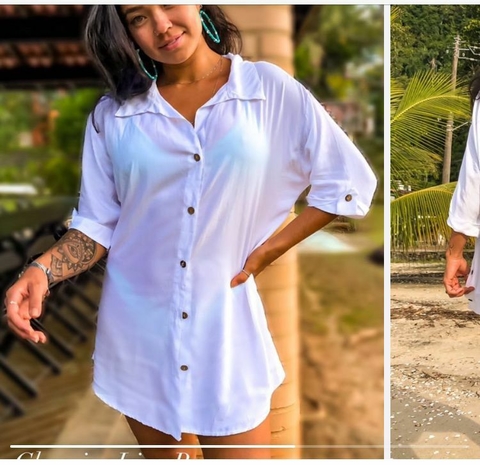 Camisa Chemise Branca