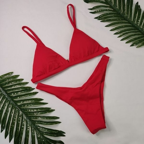 Conjunto Comfort Premium Vermelho Liso