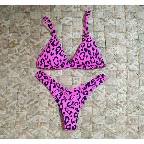 Conjunto Comfort Premium Onça Rosa