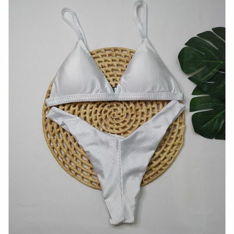 Conjunto Comfort Premium Branco Canelado