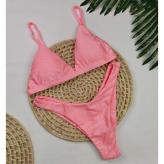 Conjunto Comfort Premium Rosa Bebê Canelado