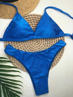 Conjunto Comfort Azul Canelado - comprar online