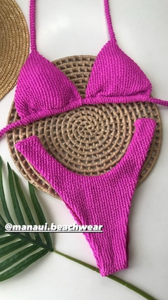 Conjunto Comfort Rosa Pink Texturizado