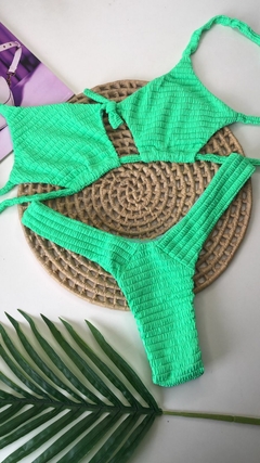 Conjunto Stars Verde Limão Cannes