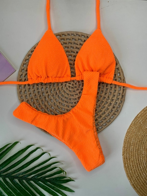 Conjunto Comfort Laranja Neon Anarruga