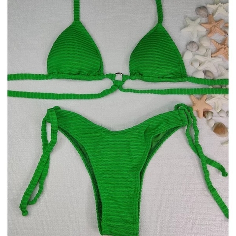 Conjunto Cancun Verde Bandeira Santorini