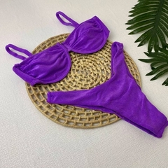 Conjunto Taça Sereia Roxo Nikki - comprar online