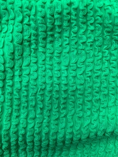 Biquíni Meia Taça Verde Bandeira Texturizado - Manaui Beachwear