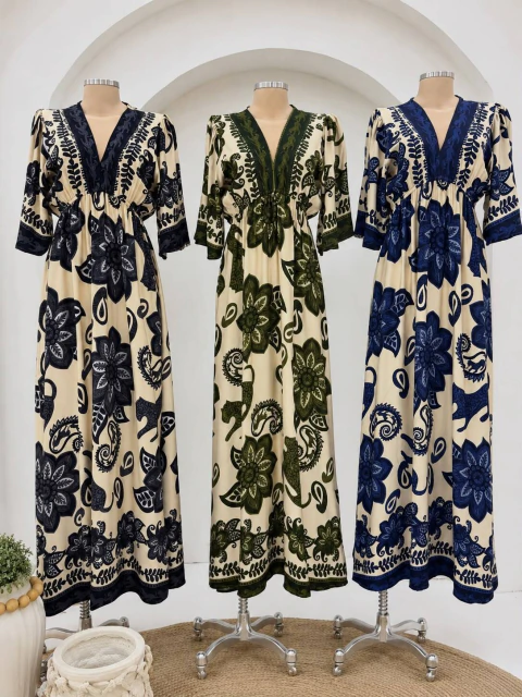 VESTIDO DANDARA DE MANGA