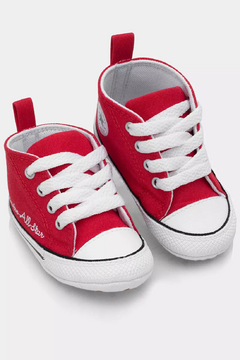 Tênis Chuck Taylor Meu Primeiro All Star Vermelho CK04400002 - Turma da Bella 