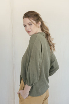 Camisa Zimbabue - ángeles gonzález bergez handcraft couture