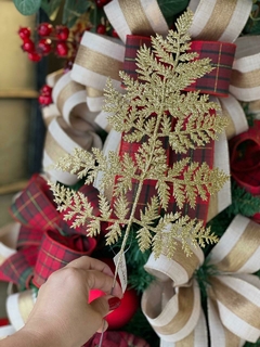 FOLHA COM GLITTER (DOURADO) - comprar online