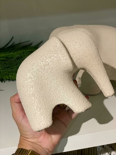 FAMILIA DE ELEFANTE OFF FOSCO TEXTURIZADO - Artes de Minas