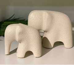 FAMILIA DE ELEFANTE OFF FOSCO TEXTURIZADO - comprar online