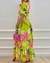 Vestido longo manga longa