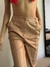 PANTALON CUERINA BEIGE TALLE M - comprar online