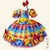 VESTIDO JUNINO CAETANA COLOR - comprar online