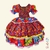 VESTIDO JUNINO LUANA VERMELHO - Pocoloes baby&kids