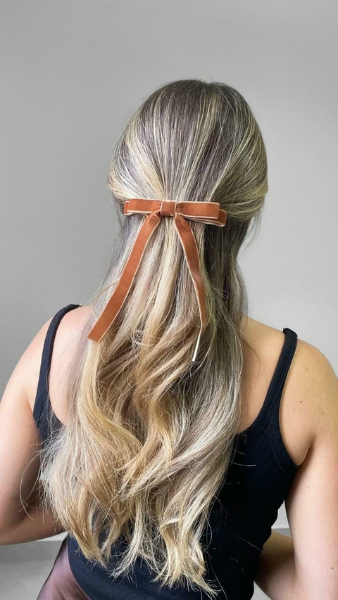 Laço Camurça Tons de Festa, Caramelo - comprar online