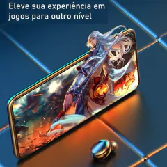 Fone De Ouvido TWS Bluetooth TWE-F9-5 Com Função Power Bank Intra-Auricular Sem Fio - comprar online