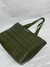 Bolsa Puffer Tote Verde Camp Matelassê com Zíper Pacta na internet
