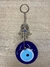 Chaveiro hamsa + olho grego