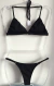 Conjunto Cortina C/Base Canelado Preto
