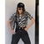 CROPPED ZEBRA ANIMAL PRINT