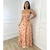 VESTIDO LONGO BORBOLETA SALMÃO