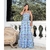 VESTIDO LONGO BORBOLETA AZUL - comprar online