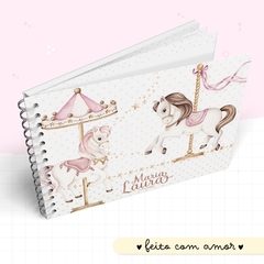 KIT BABY CARROSSEL -  PAPELARIA PERSONALIZADA - AMORCOMDETALHES