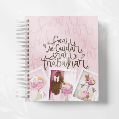 AGENDA 2025 ROSA -  PAPELARIA PERSONALIZADA - AMORCOMDETALHES
