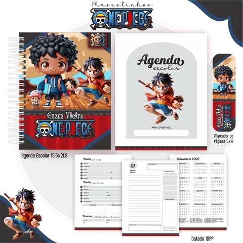 AGENDA ESCOLAR MASCOTINHO ON PIECE