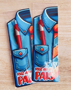 CANETA ESFEROGRÁFICA TOUCH- DIA DOS PAIS -  PAPELARIA PERSONALIZADA - AMORCOMDETALHES