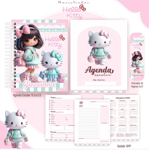AGENDA ESCOLAR MASCOTINHA HELLO