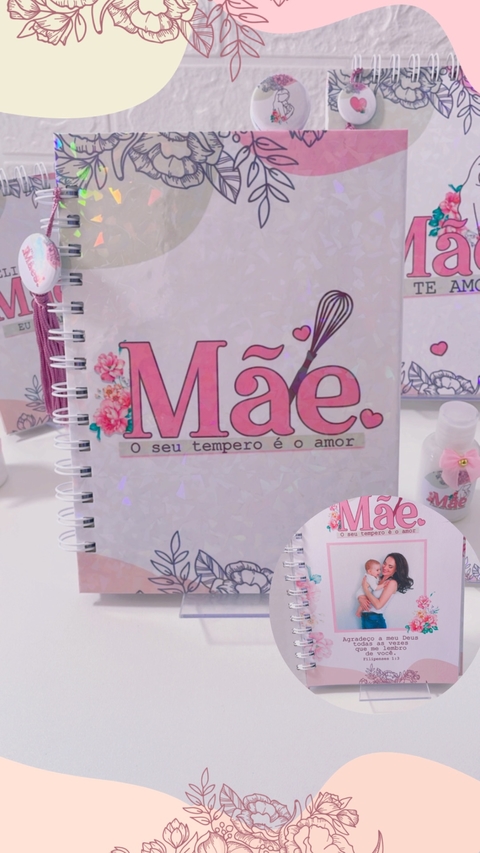 CADERNO DE RECEITA - DIA DAS MÃES -