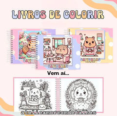 LIVRO DE COLORIR CAPIVARA
