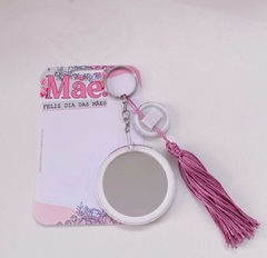 CHAVEIRO ESPELHO - DIA DAS MÃES -  PAPELARIA PERSONALIZADA - AMORCOMDETALHES