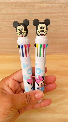 CANETA 10 EM 1 EM ESFEROGRAFICA MULTICOLORIDA MICKEY E MINNIE na internet