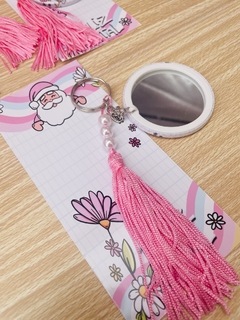 CHAVEIRO ESPELHO LEMBRANCINHA - NATAL -  PAPELARIA PERSONALIZADA - AMORCOMDETALHES