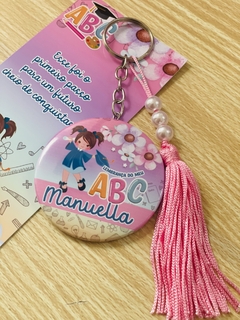 CHAVEIRO ABC - LEMBRANCINHA ABC FORMATURA -  PAPELARIA PERSONALIZADA - AMORCOMDETALHES