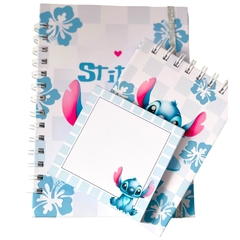 TRIO COMBINADINHO STITCH -  PAPELARIA PERSONALIZADA - AMORCOMDETALHES