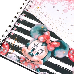 CADERNO UNIVERSITÁRIO MINNIE AQUARELA - comprar online